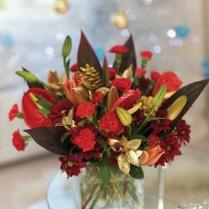 bouquet of flowers from a florist